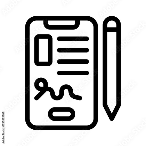 digital line icon