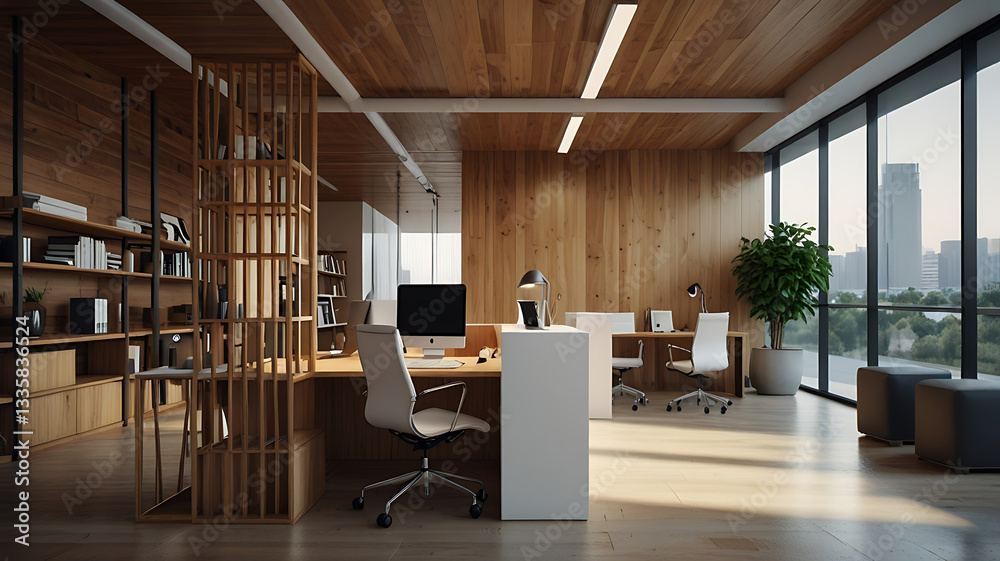 Obraz premium interior of a modern office
