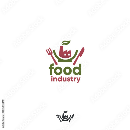 food industry restaurant cafe dining logo