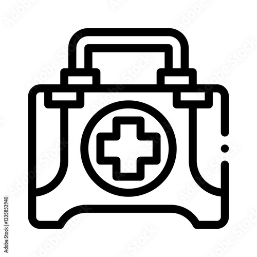 survival kit line icon