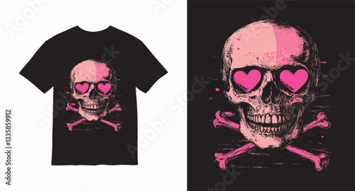 Graffiti skull graphic vector t-shirt design