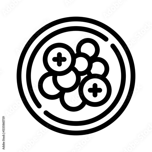 nucleus line icon