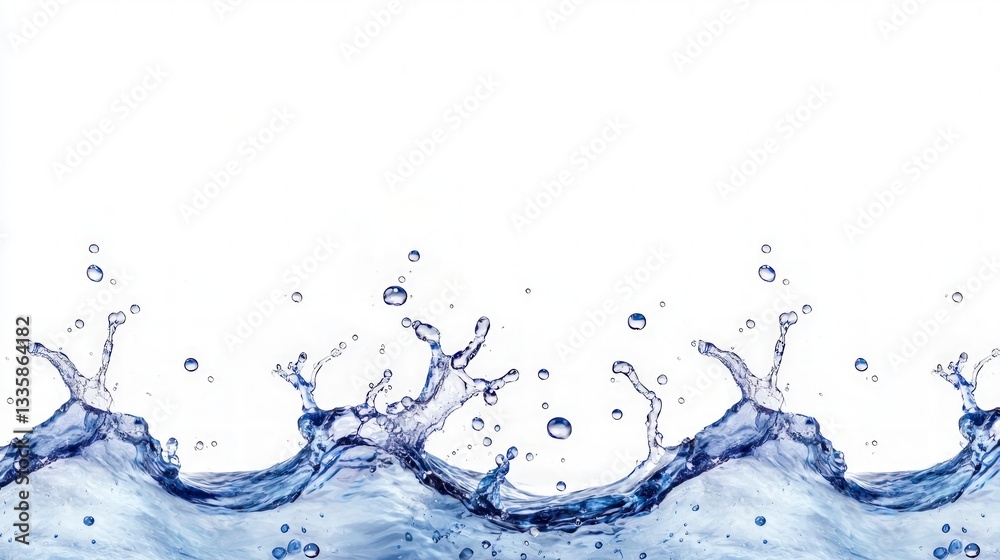 Blue Water Splash High Resolution Photo of Liquid Motion Splashes and Bubbles Blue Water Splash High Resolution Photo of Liquid Motion Splashes and Bubbles