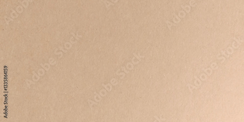 Background of brown kraft paper or cardboard texture. Abstract pattern of beige rough carton, old paper sheet, parchment or papyrus surface, vector realistic illustration