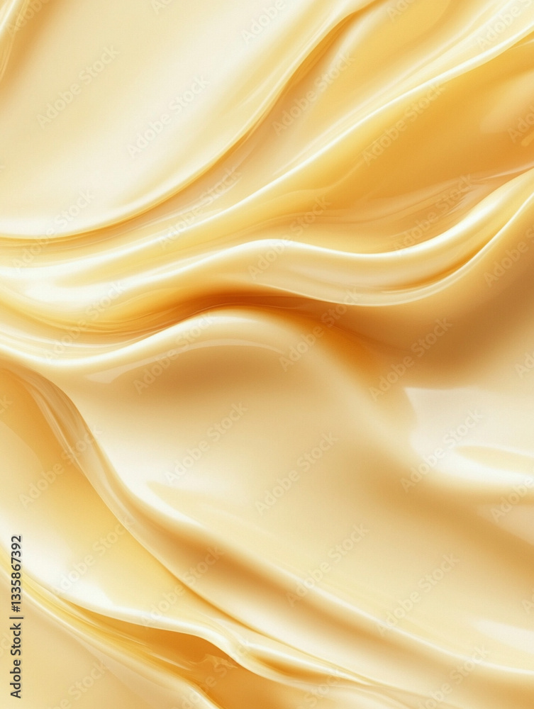 Fototapeta premium ゴールドのモイスチャークリーム Generated image