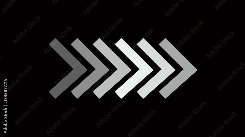 Neon glowing arrow icon animation. neon arrow bright color icon animation on black background. Neon glowing arrow icon animation. neon arrow bright color icon animation on black background.