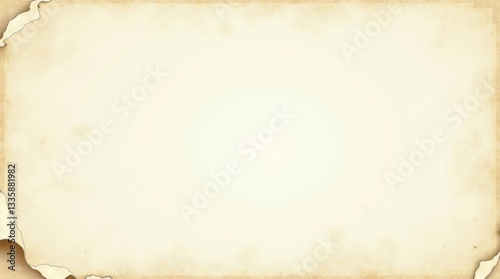 Vintage parchment paper texture with aged, torn edges. Perfect for backgrounds, invitations, maps, and old-style designs.