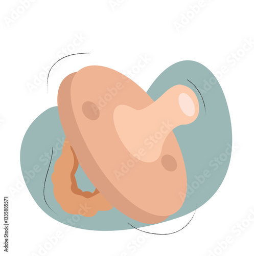 silicone or plastic soft soother to pacify newborn baby 