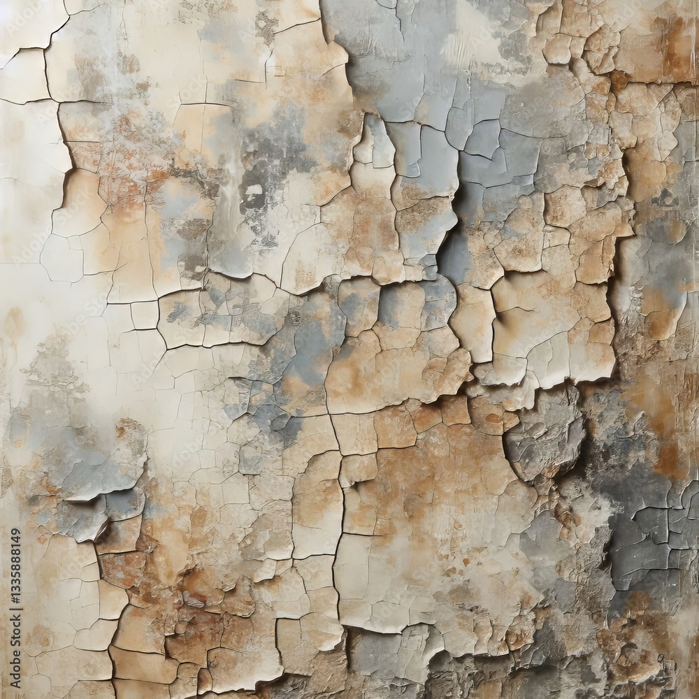 Fototapeta premium Cracked Wall Texture 