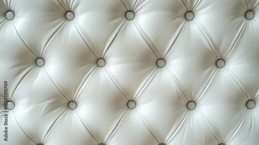 Fototapeta premium Luxurious White Leather Texture with Fine Details and Depth