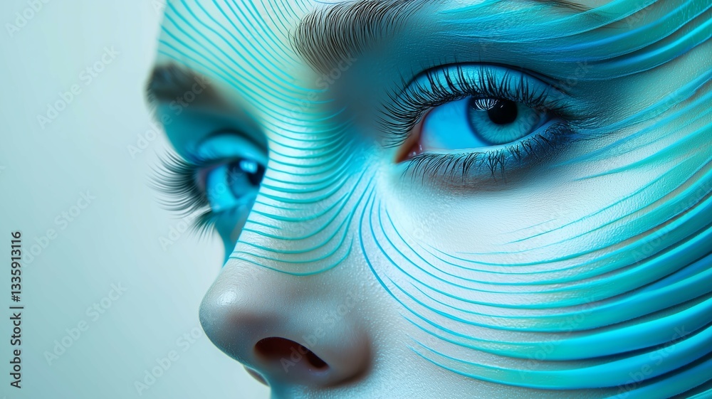 Fototapeta premium 抽象的なデザインアートの背景画像