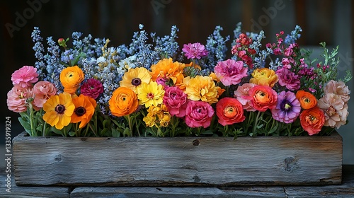Vibrant flower arrangement garden floral photography natural light close-up beauty