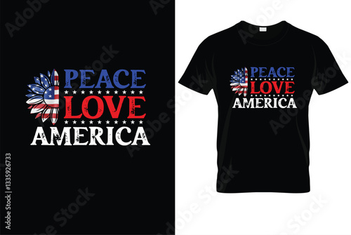 Peace Love America t-shirt