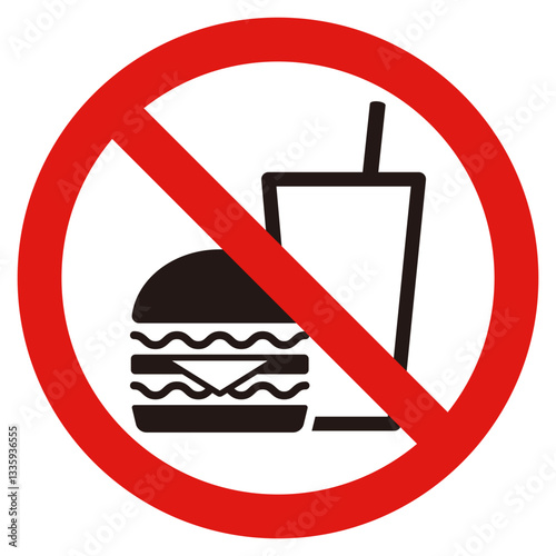 飲食禁止のマーク