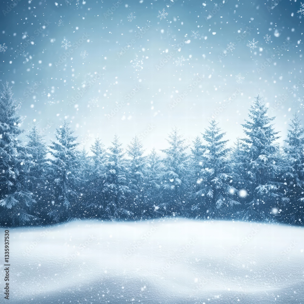 Captivating view of snow covered trees in a picturesque snowy landscape creating a winter wonderland Captivating view of snow covered trees in a picturesque snowy landscape creating a winter wonderland