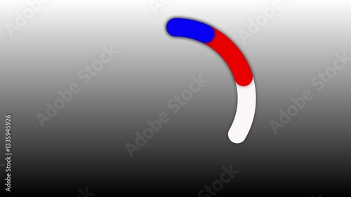 Shape Circle Rotating And Spining Animation, Circle Geometric Animation Background Video