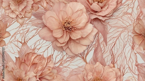 pink flower background