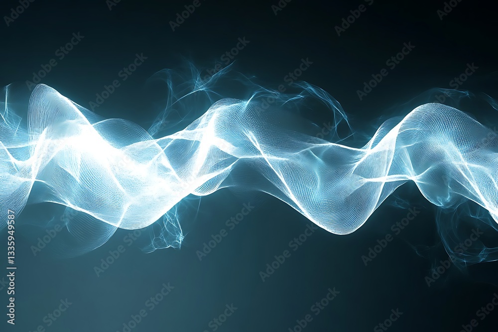 Fototapeta premium Abstract Digital Wave Design