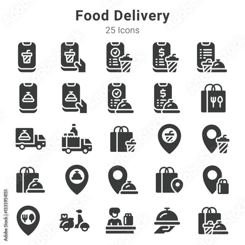 25 icon collections about foo delivery and related topics