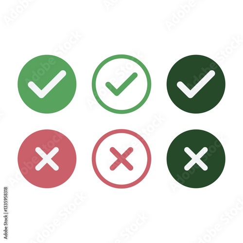 Checkmark right symbol, tick sign. check and uncheck for web and mobile apps