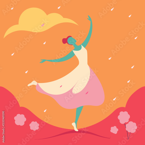 girl on the moon