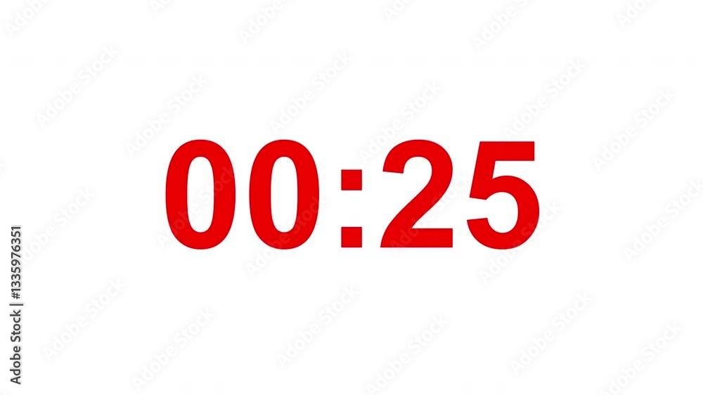 COUNTDOWN RED TIME STYLE NUMBER WHITE BACKGROUND COUNTDOWN RED TIME STYLE NUMBER WHITE BACKGROUND