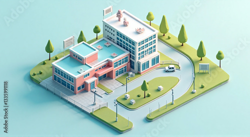isometric view of the city, isometric, city, building, house, vector, architecture, icon, home, street, urban, town, map, illustration, construction, business, factory, apartment, design, tree, reside