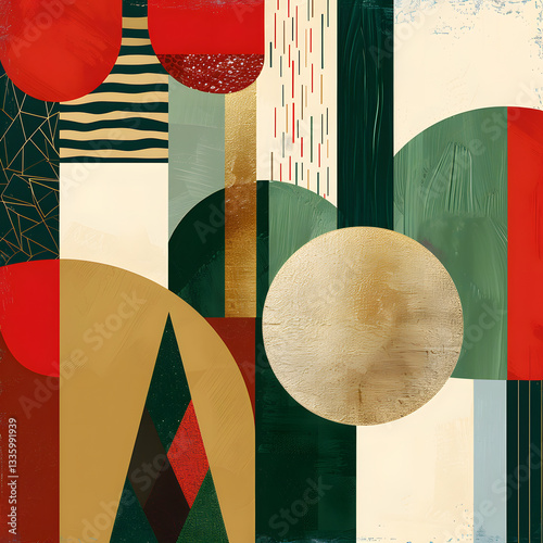 Modern Abstract Geometric Artwork