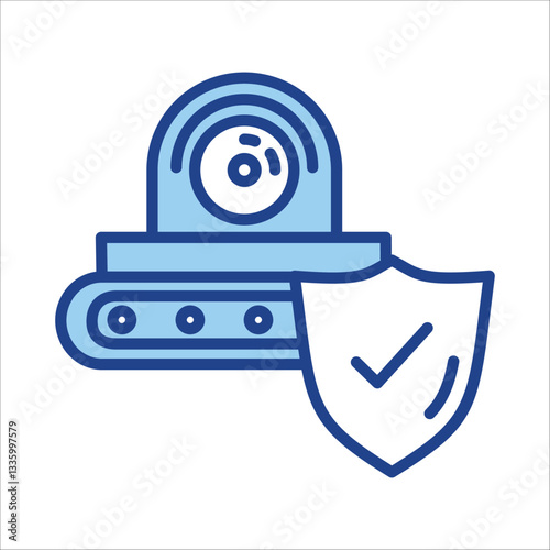 Cctv Icon Single Vector Collection 