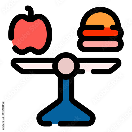 balanced diet icon