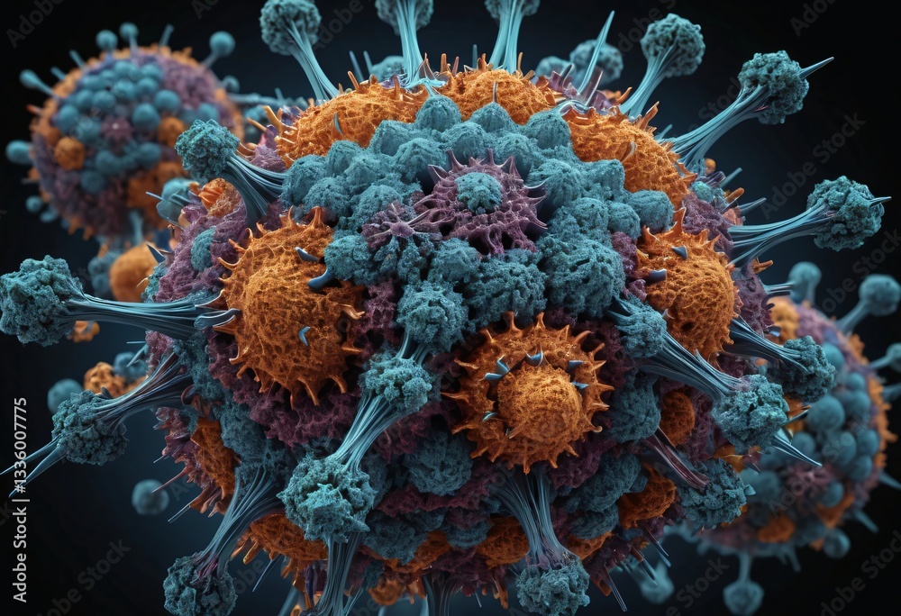 Obraz premium abstract fractal background