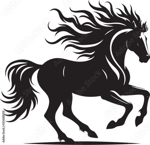 Majestic Running Horse Vector Pack