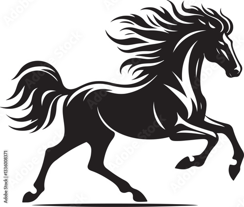Majestic Running Horse Vector Pack