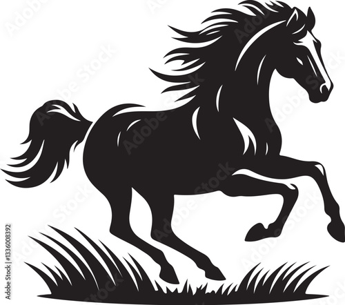 Majestic Running Horse Vector Pack