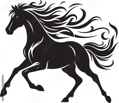 Majestic Running Horse Vector Pack