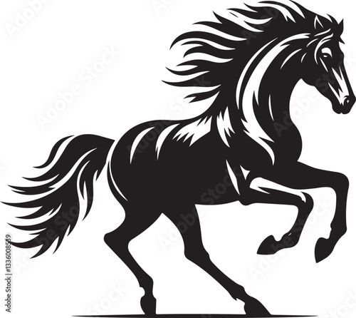 Majestic Running Horse Vector Pack