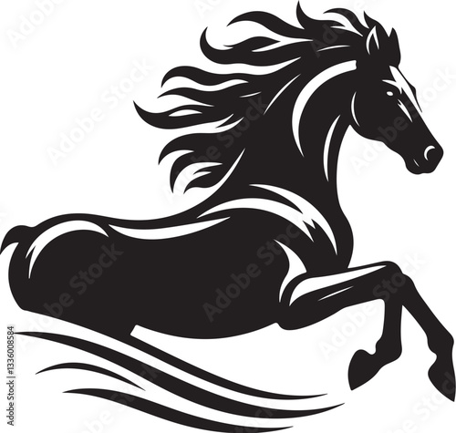 Majestic Running Horse Vector Pack