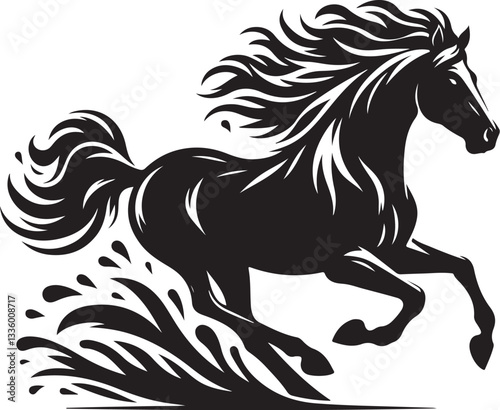 Majestic Running Horse Vector Pack