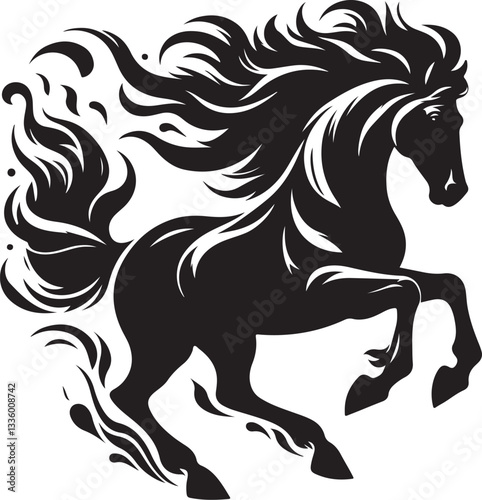 Majestic Running Horse Vector Pack