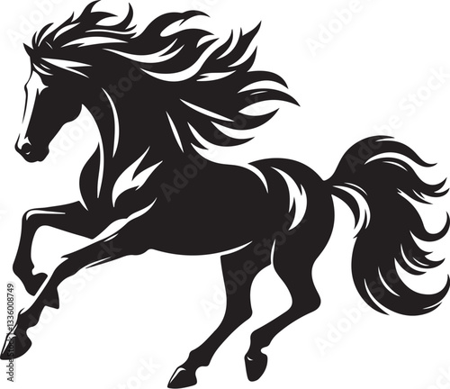 Majestic Running Horse Vector Pack