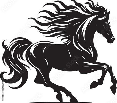 Majestic Running Horse Vector Pack