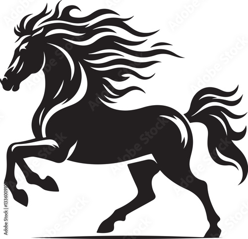Majestic Running Horse Vector Pack
