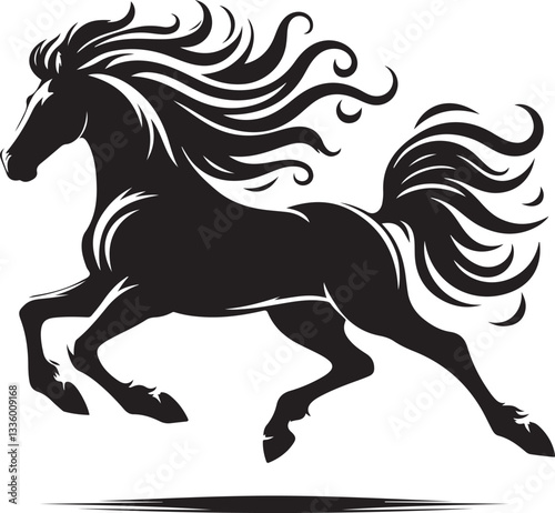 Majestic Running Horse Vector Pack