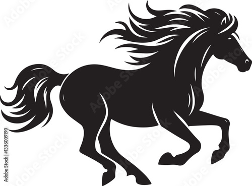 Majestic Running Horse Vector Pack