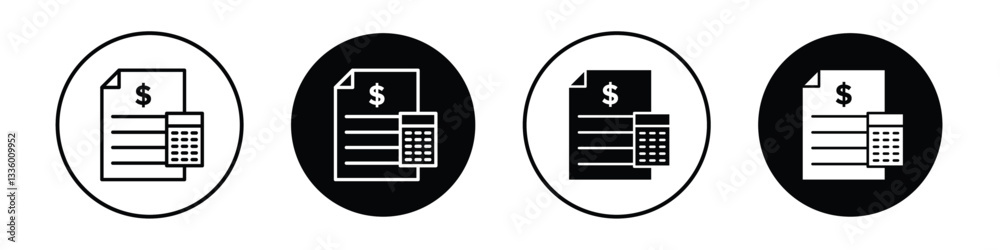 Budget vectors icons graphics pack Budget vectors icons graphics pack