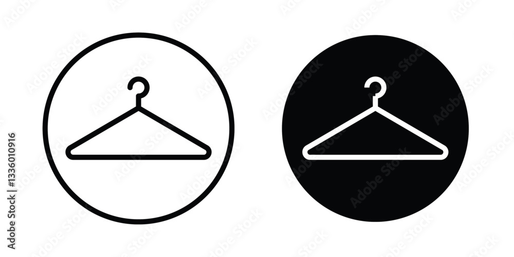 Clothes hanger vectors icons graphics pack Clothes hanger vectors icons graphics pack