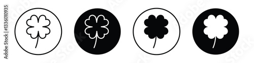 Clover vectors icons graphics pack