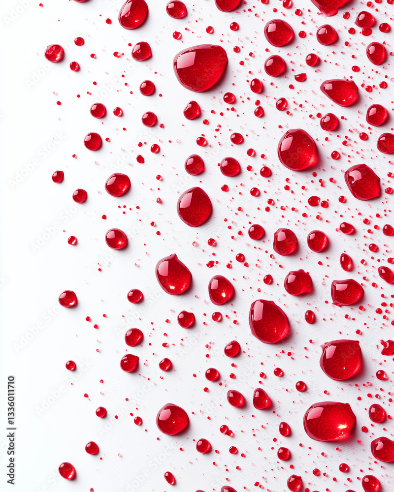 High-resolution close-up of blood droplets ideal for medical and life science advertising. High-resolution close-up of blood droplets ideal for medical and life science advertising.