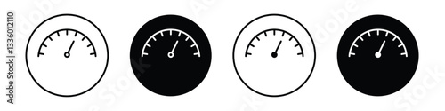Gauge vectors icons graphics pack