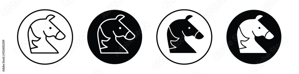 Horse vectors icons graphics pack